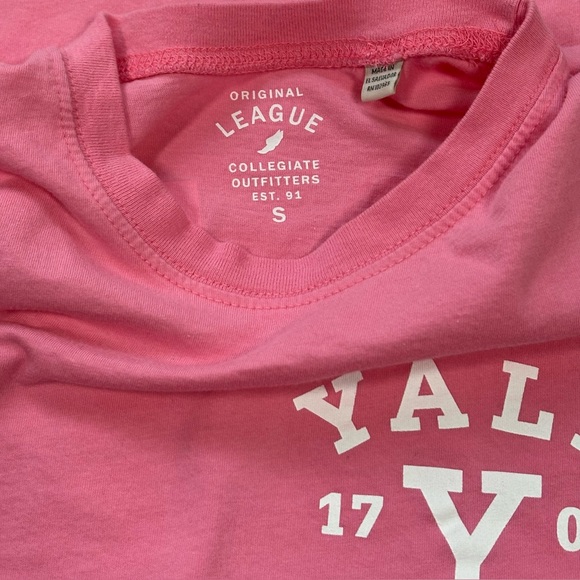Spirit Wear YALE University League Collegiate Outfitters Pink Long Sleeve SM - Picture 4 of 12